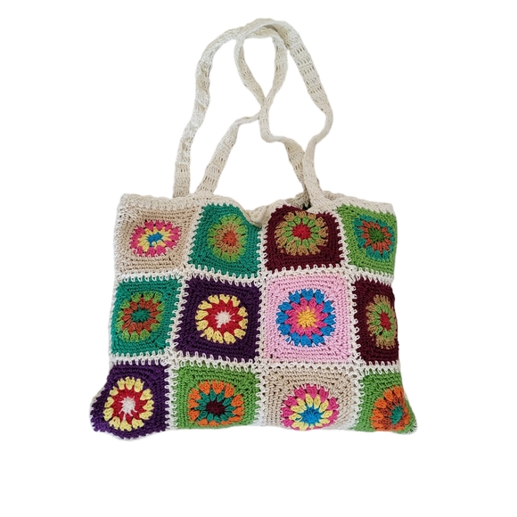 NWOT Crocheted Bag Purse - Picture 2 of 2